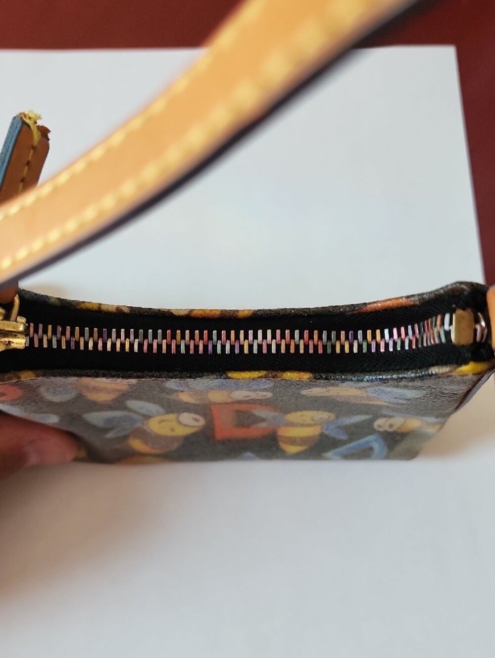 Dooney & Bourke Vintage Bumble Bee "D" Mini Hobo Bag. 2006 - Picture 7 of 13